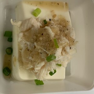ねぎ塩豆腐
